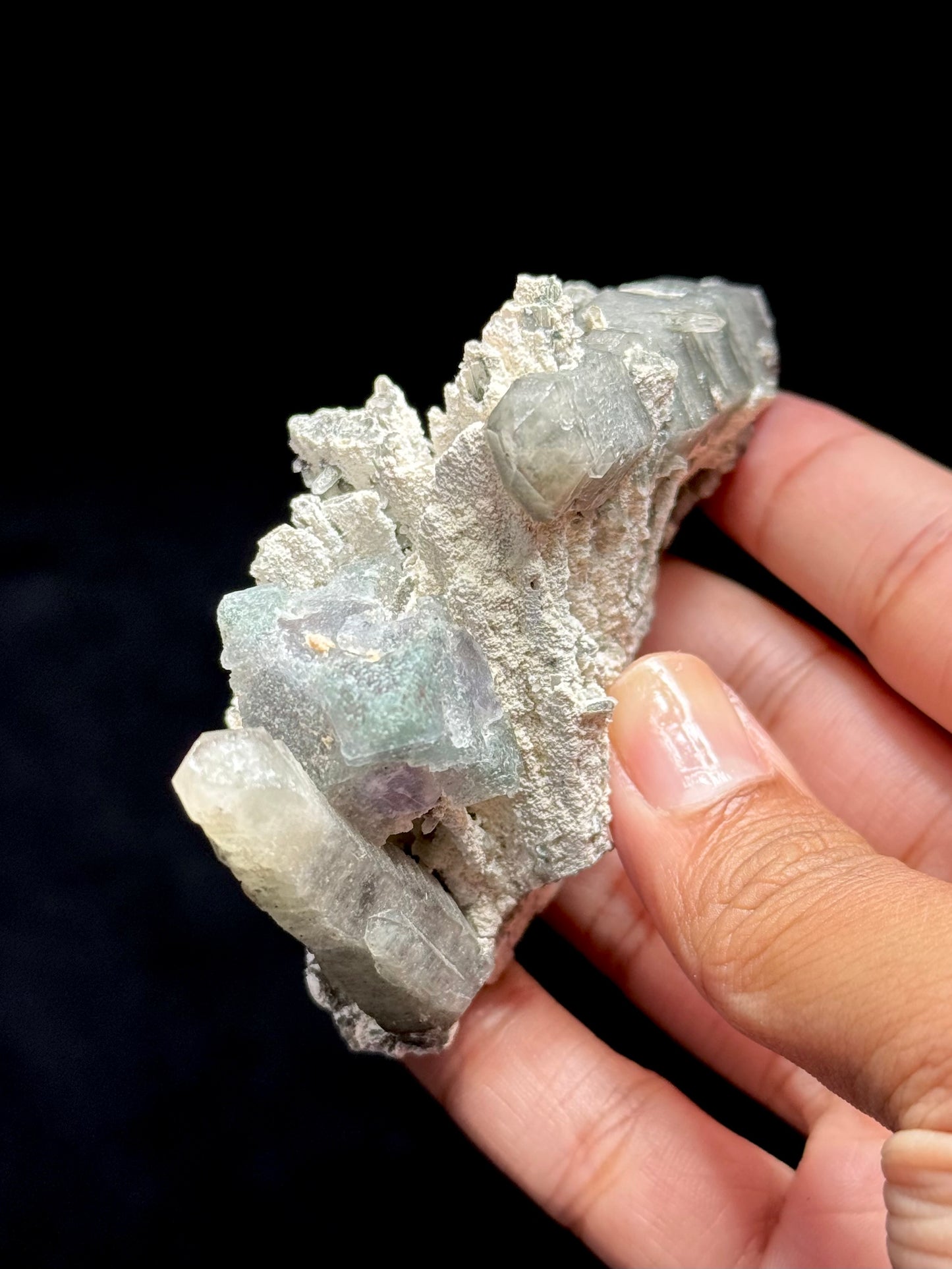 Smoky Quartz & Fluorite