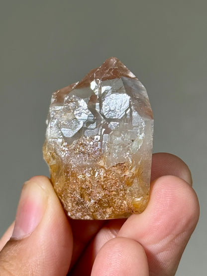 Semi-Polished Himalayan Quartz with Rutile