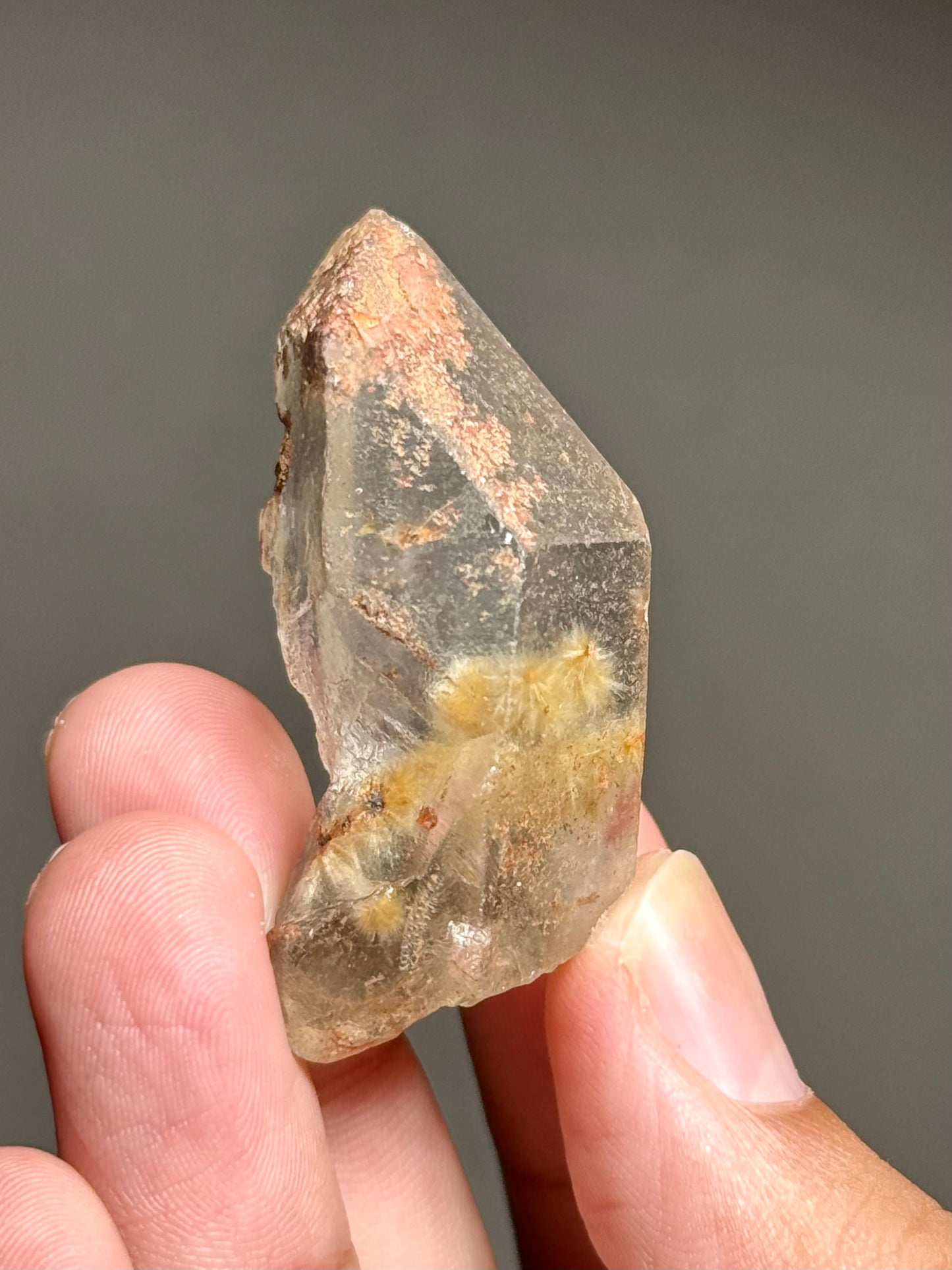 Dandelion Rutile in Quartz
