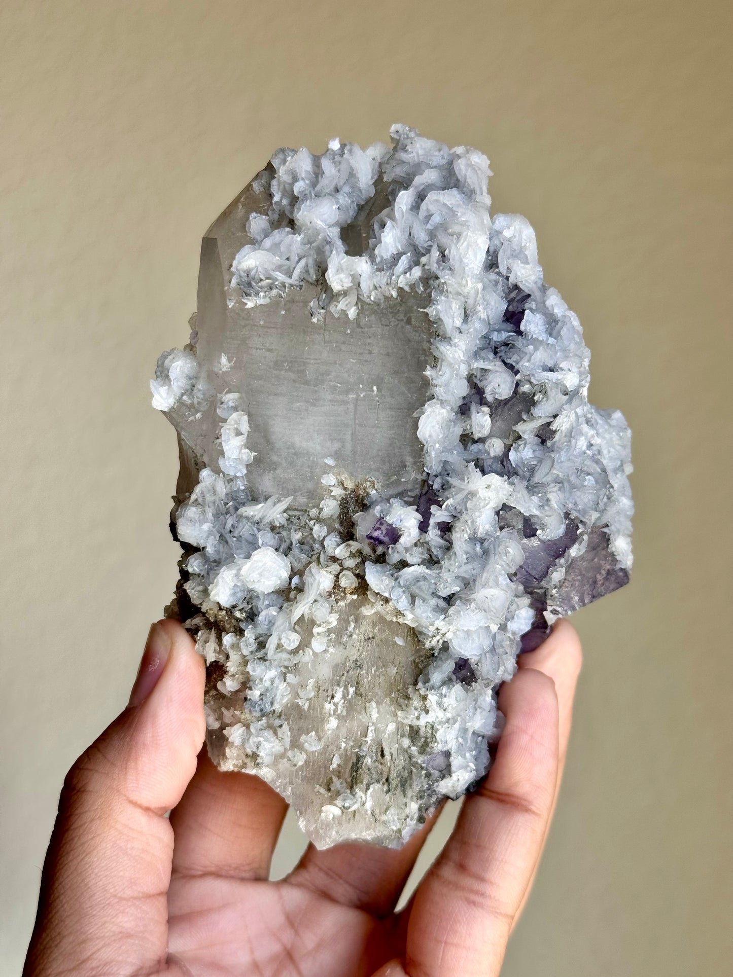 Quartz, Calcite & Fluorite