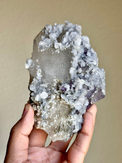Quartz, Calcite & Fluorite