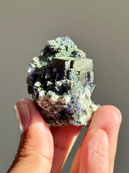 Fluorite & Pyrite