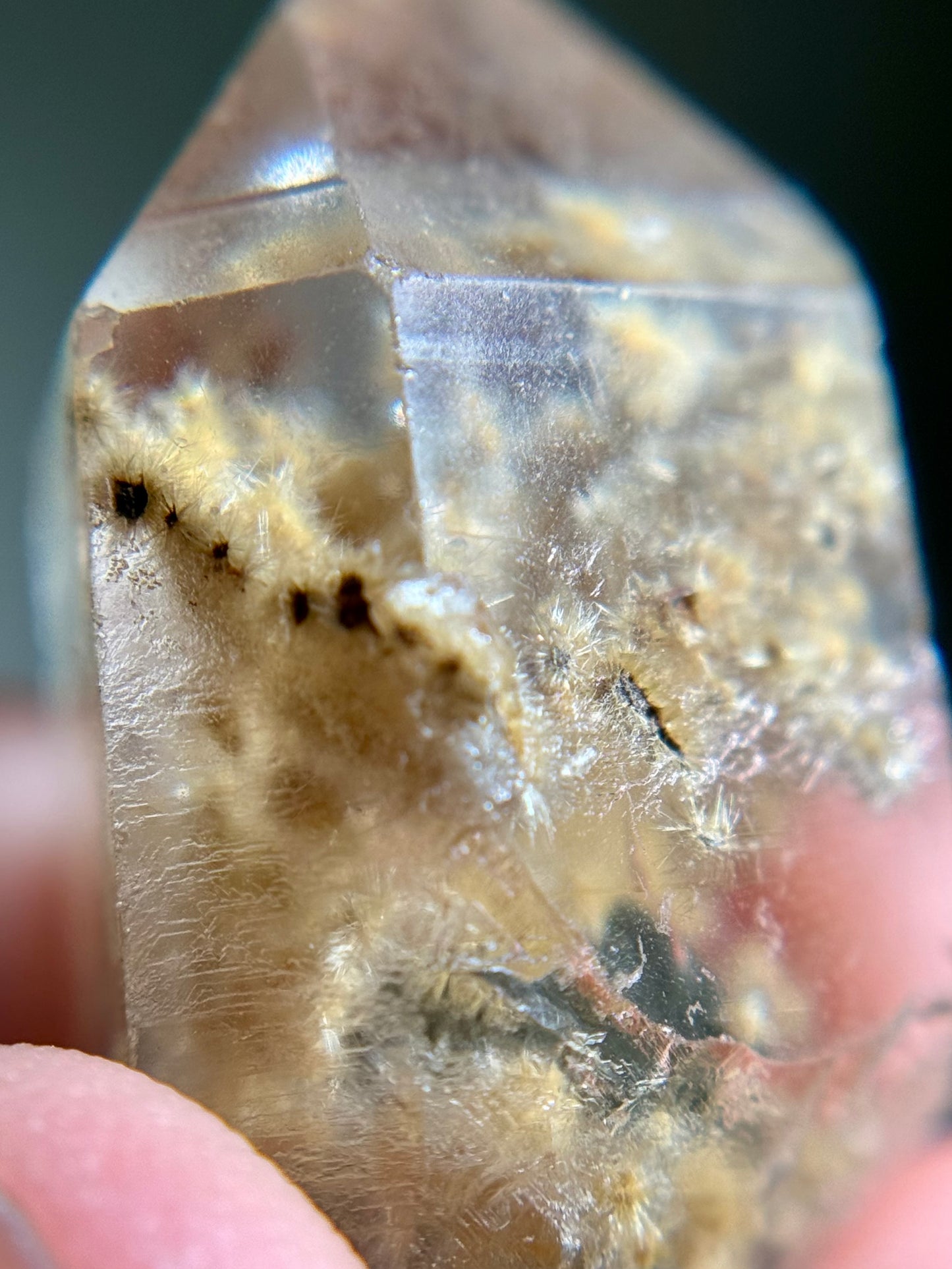 Dandelion Rutile in Quartz