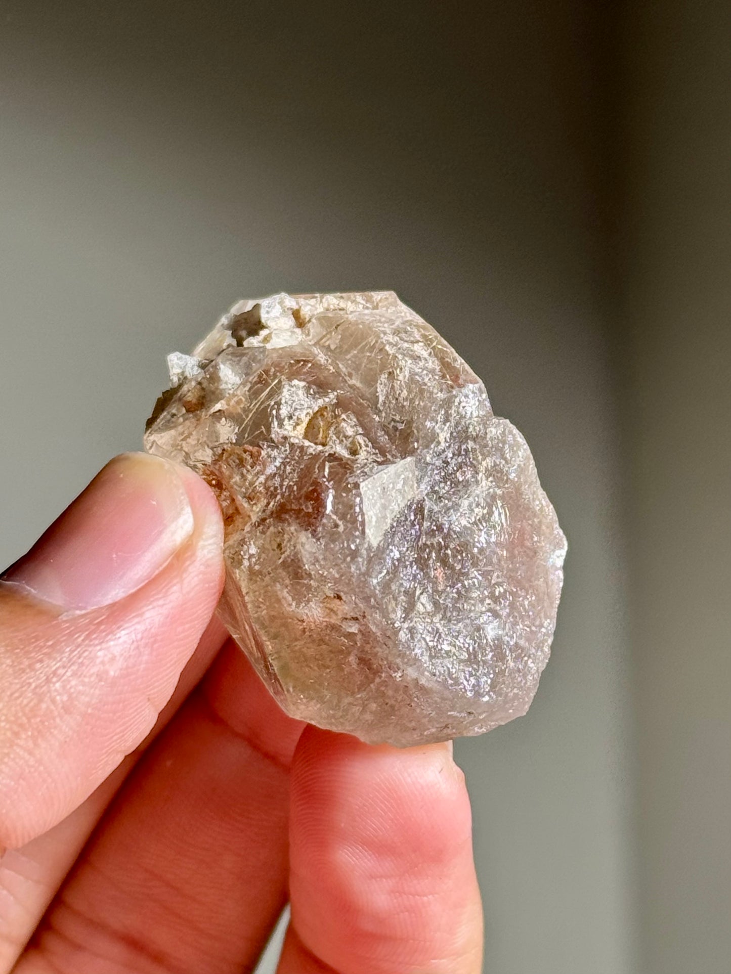 Smoky Quartz with Rutile