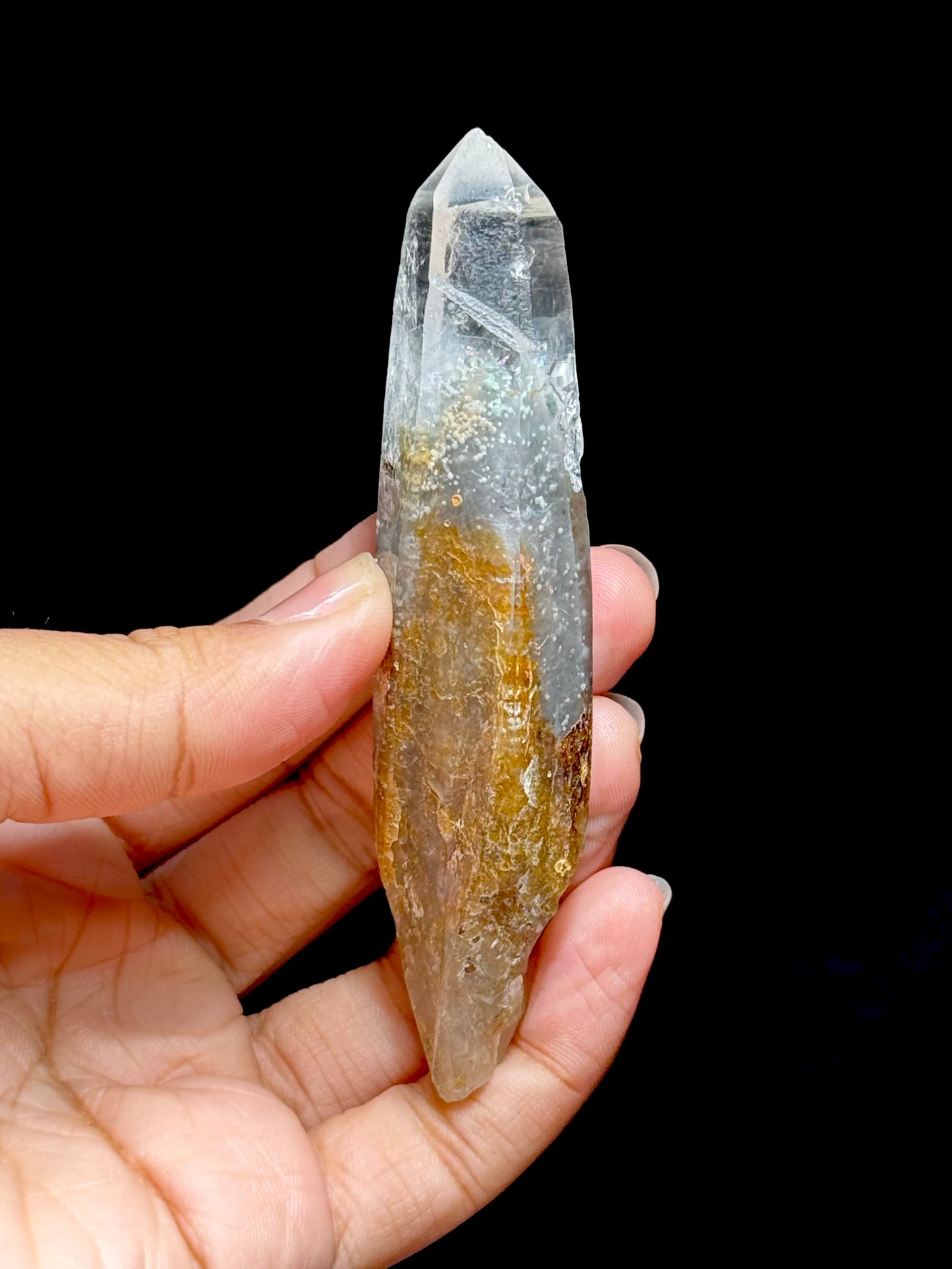 Tremolite & Cookite in Quartz