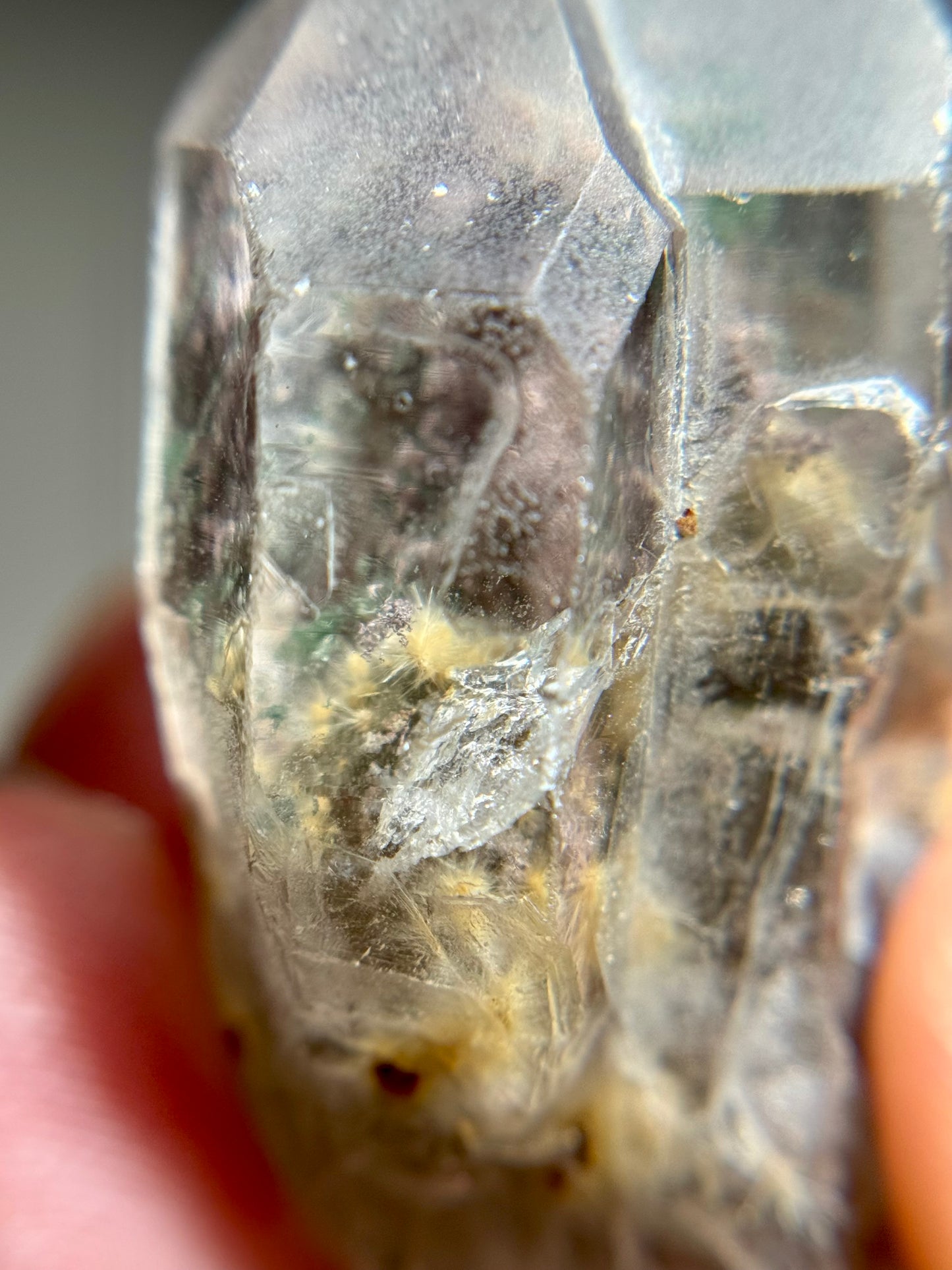 Dandelion Rutile in Quartz
