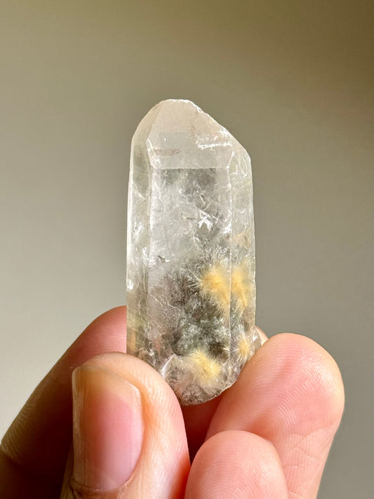 Dandelion Rutile in Quartz
