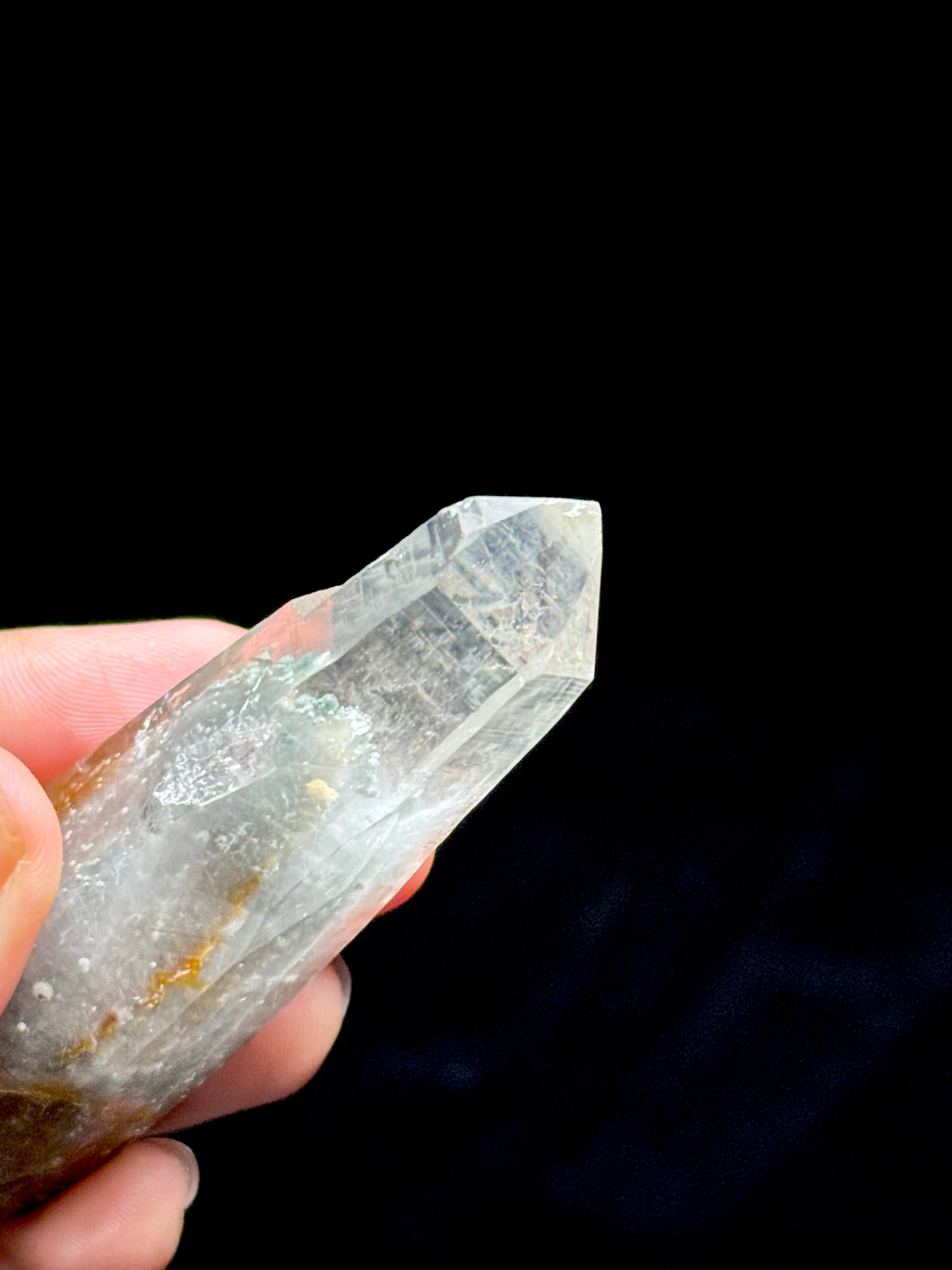 Tremolite & Cookite in Quartz