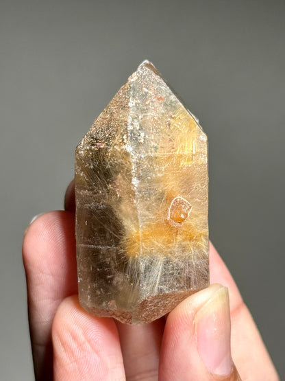 Dandelion Rutile in Quartz