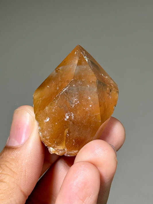 Semi-Polished Himalayan Quartz with Rutile