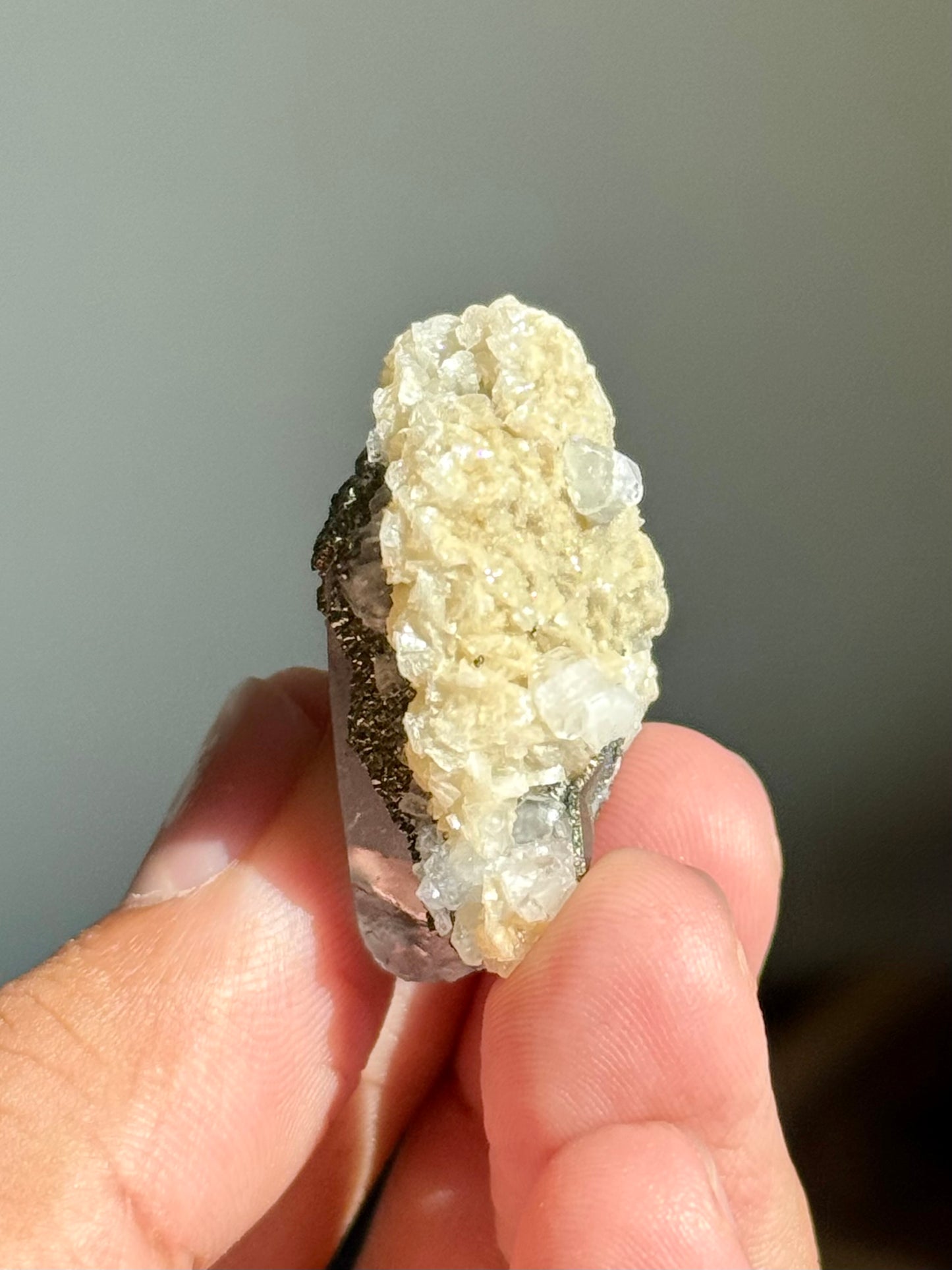 Quartz, Pyrite, Calcite & Dolomite