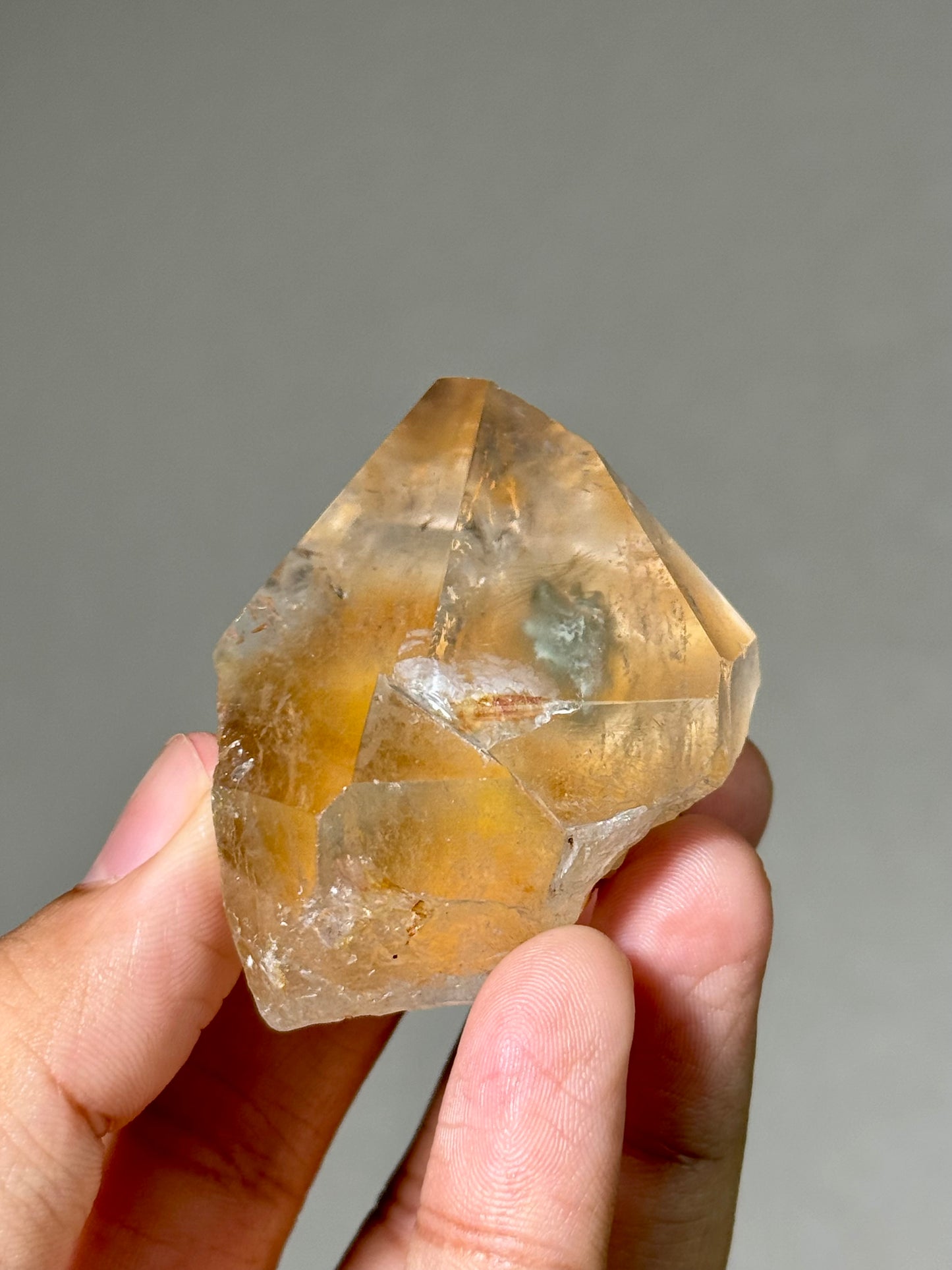 Semi-Polished Himalayan Quartz with Rutile