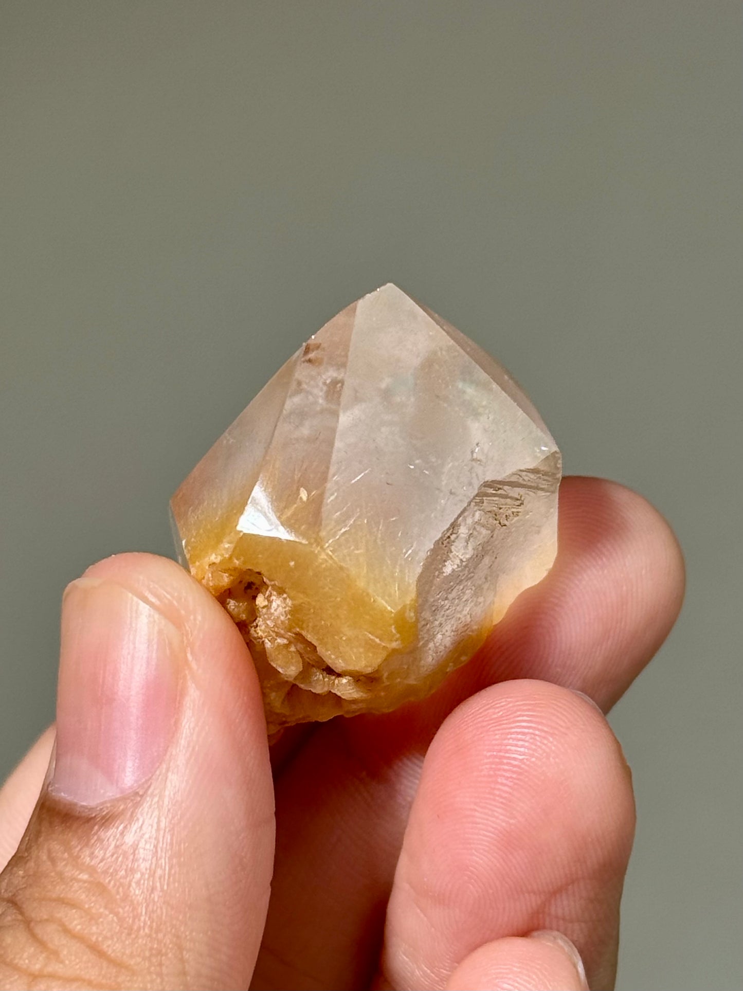 Semi-Polished Himalayan Quartz with Rutile