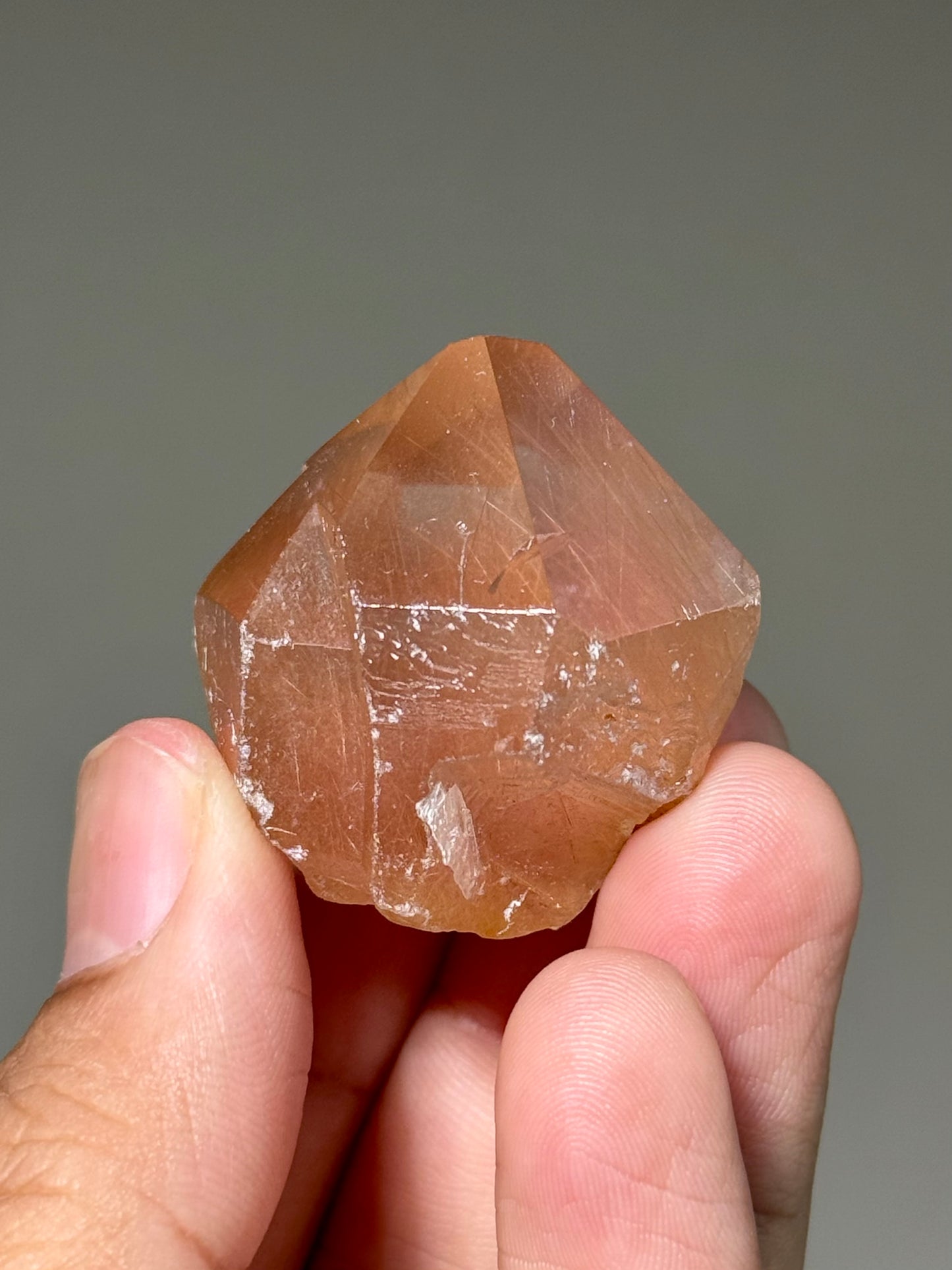 Semi-Polished Himalayan Quartz with Rutile