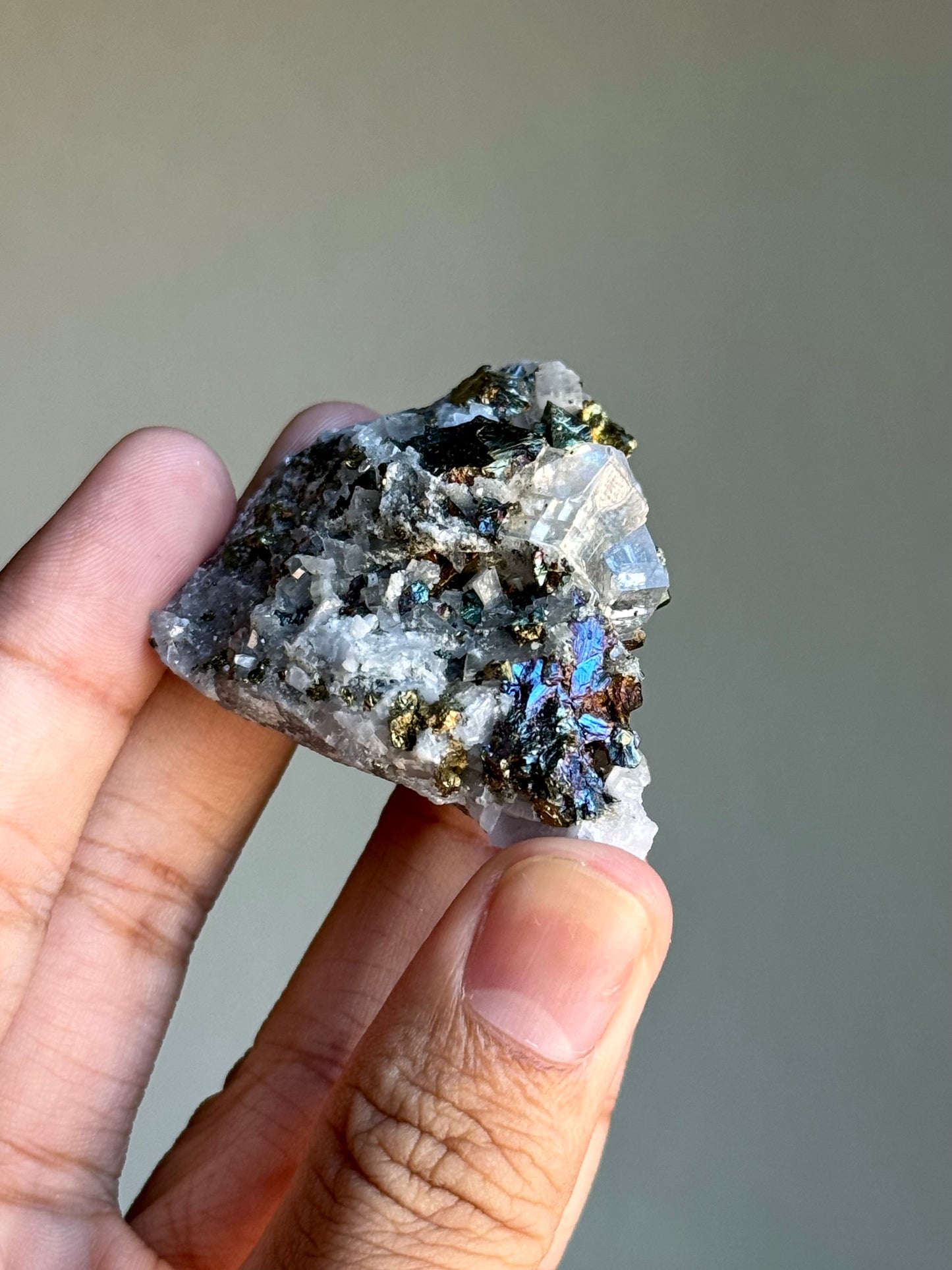 Dolomite, Chalchopyrite & Quartz