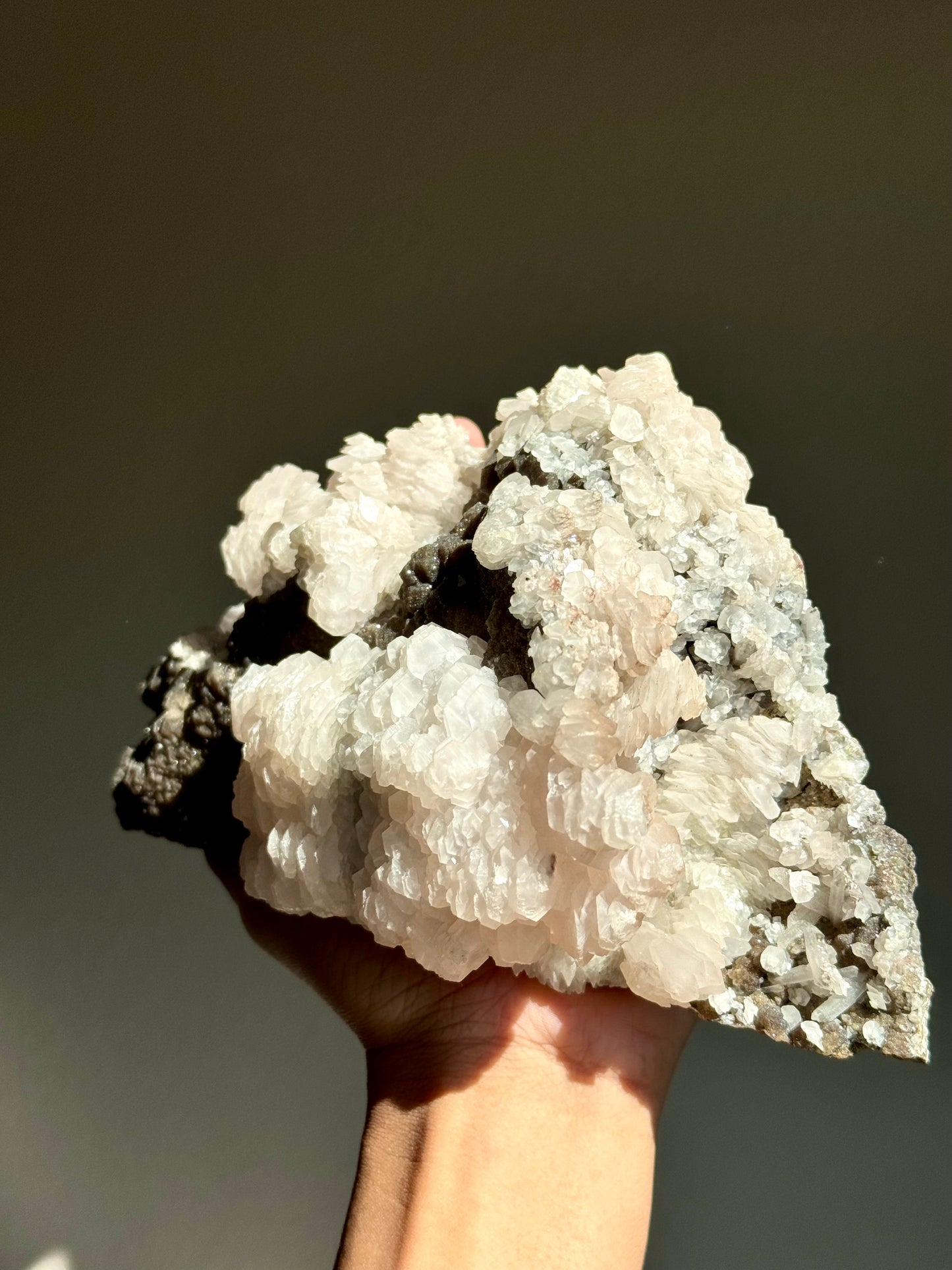 Andradite Garnet & Calcite