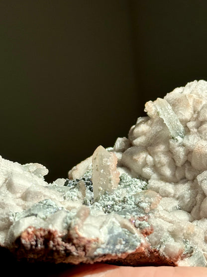 Calcite, Hematite & Quartz