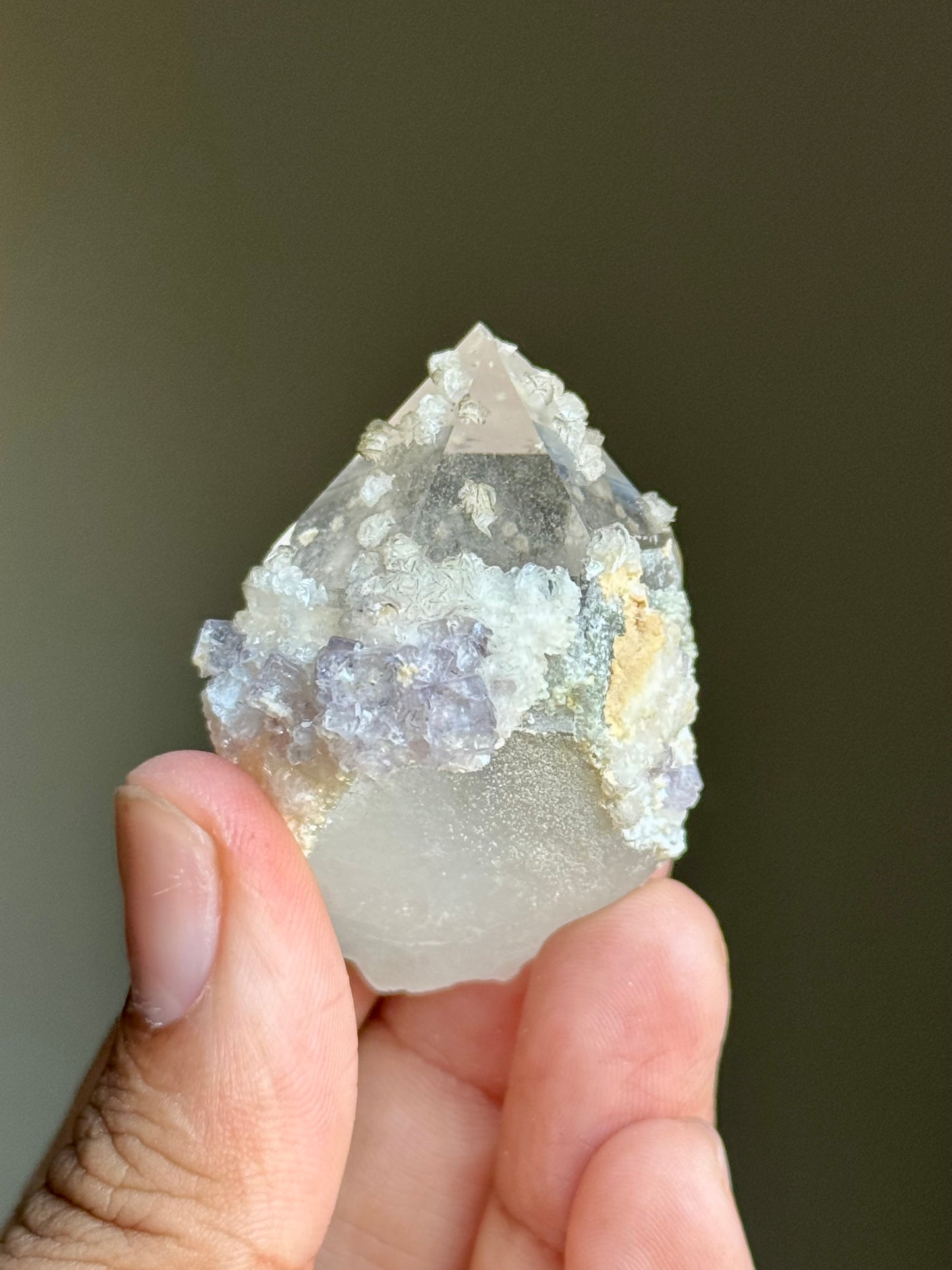 Quartz, Fluorite & Calcite
