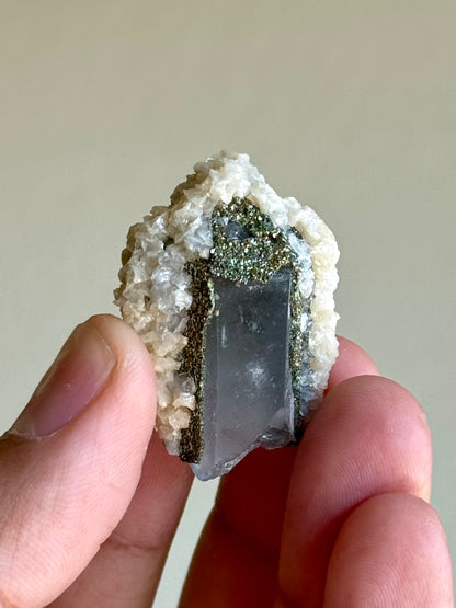 Quartz, Pyrite, Calcite & Dolomite