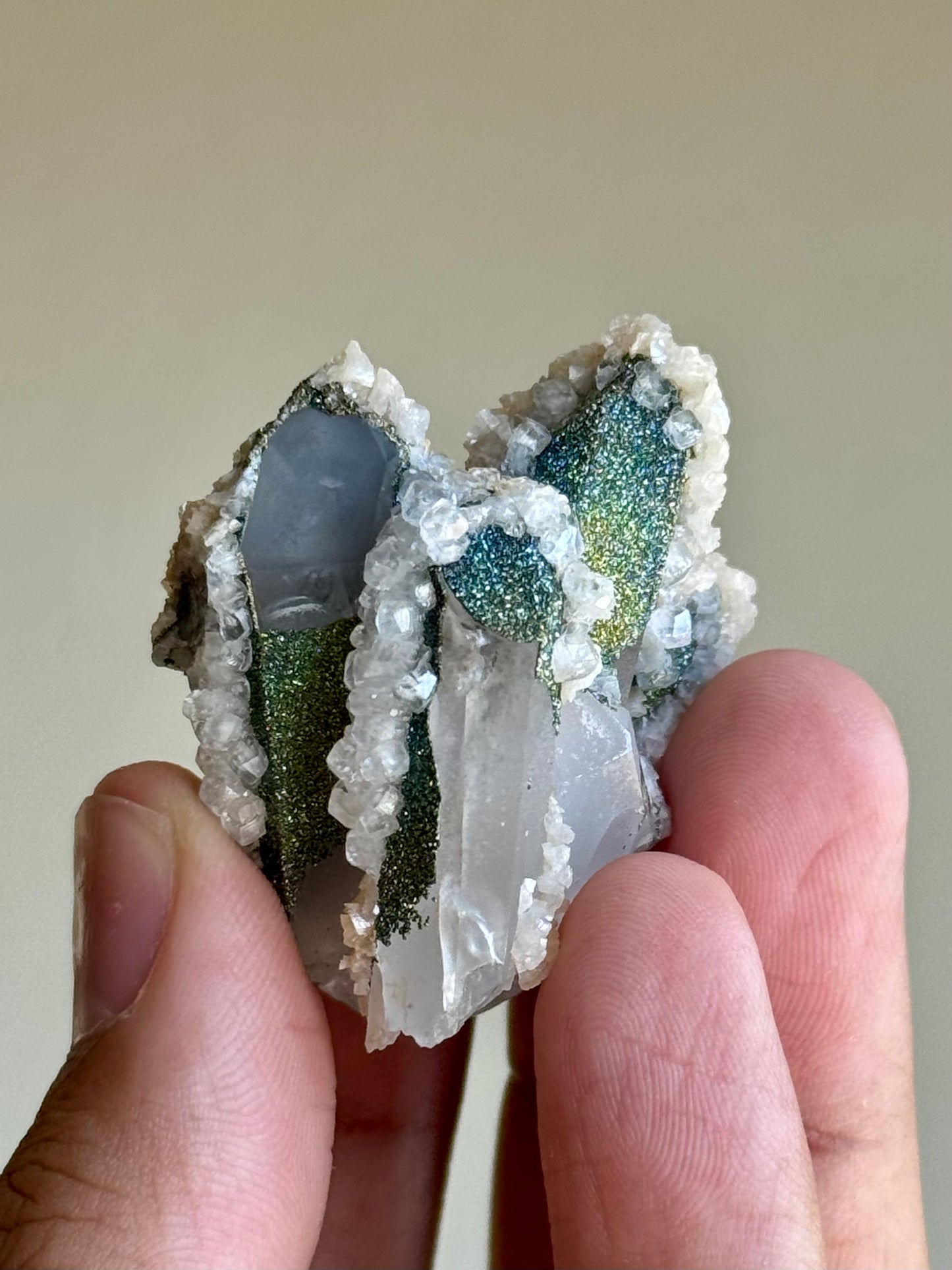 Quartz, Pyrite, Dolomite & Calcite