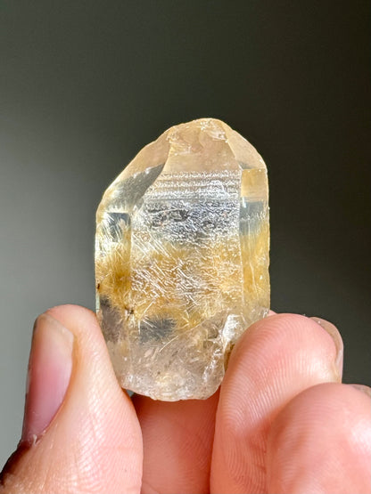 Dandelion Rutile in Quartz