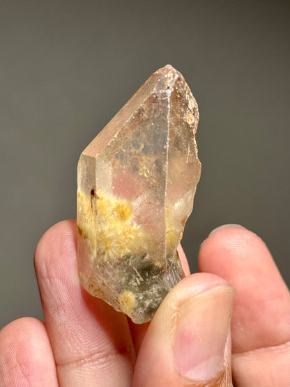 Dandelion Rutile in Quartz