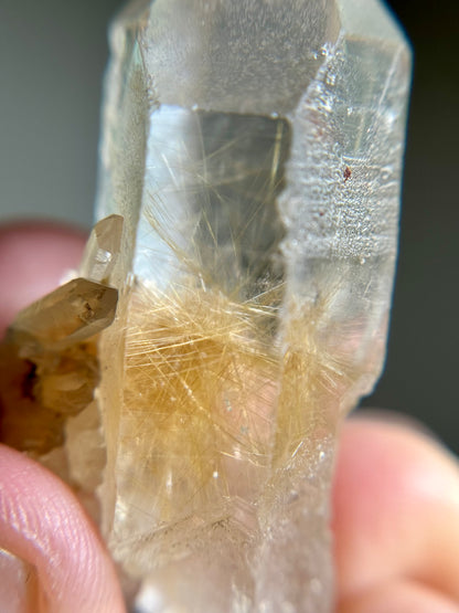 Rutile in Quartz