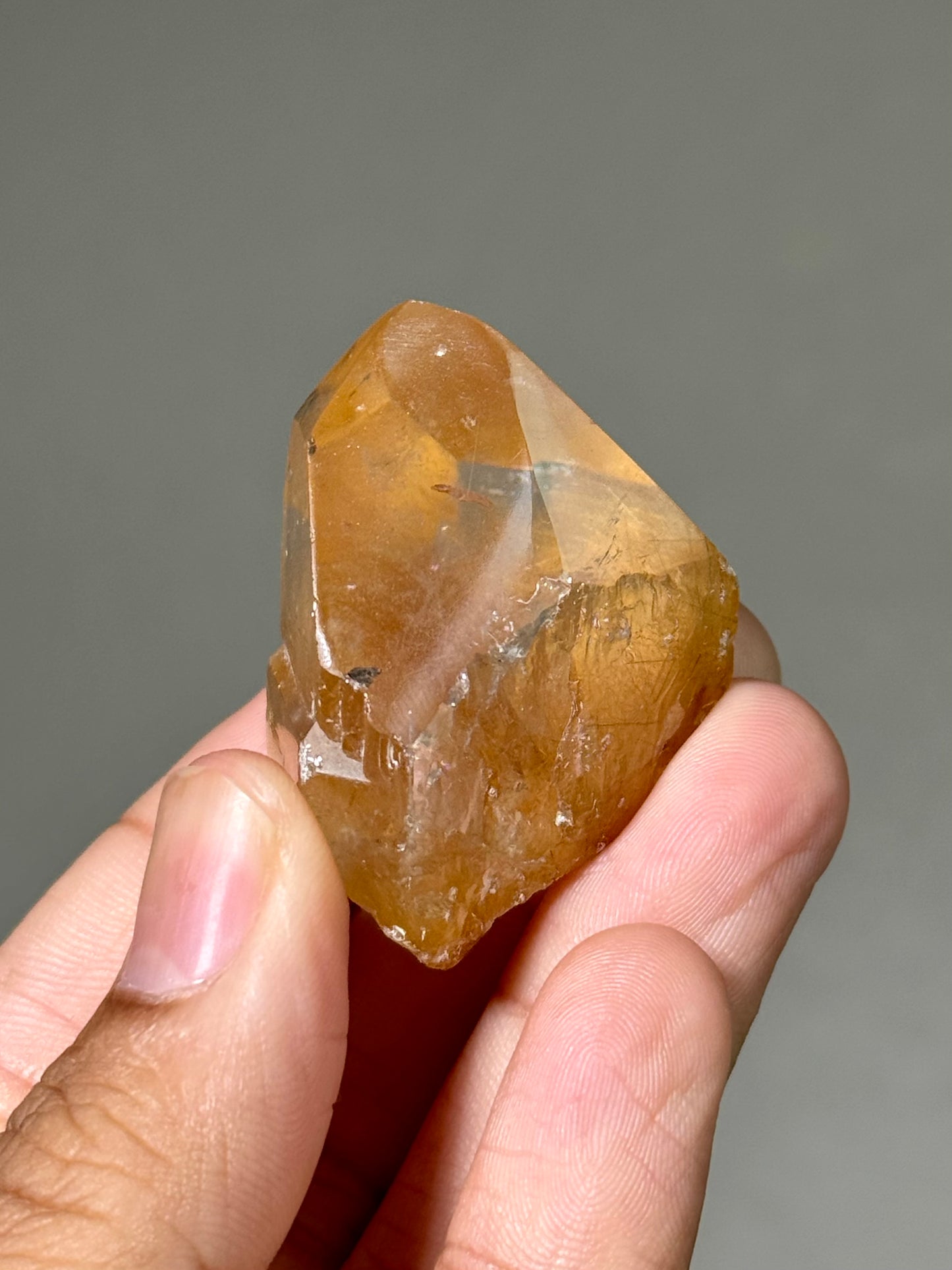 Semi-Polished Himalayan Quartz with Rutile