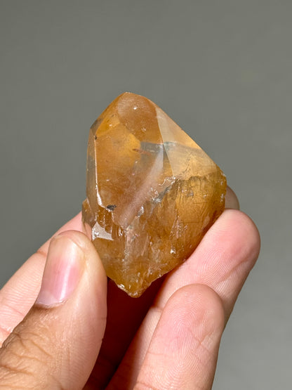 Semi-Polished Himalayan Quartz with Rutile