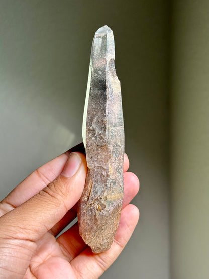 Byssolite & Rutile in Quartz