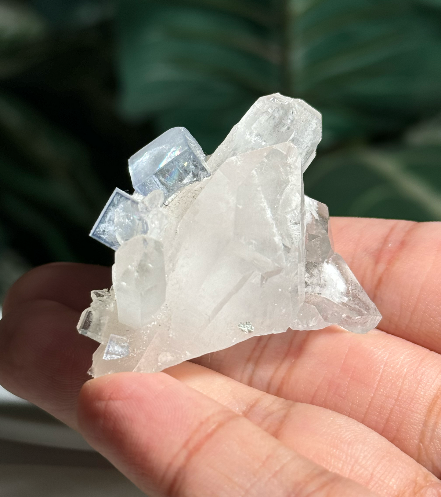 Quartz with Fluorite & Dolomite Inclusions