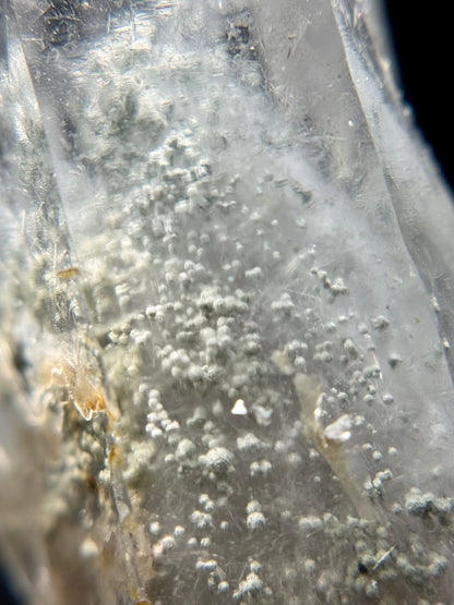 Cookite & Tremolite in Quartz