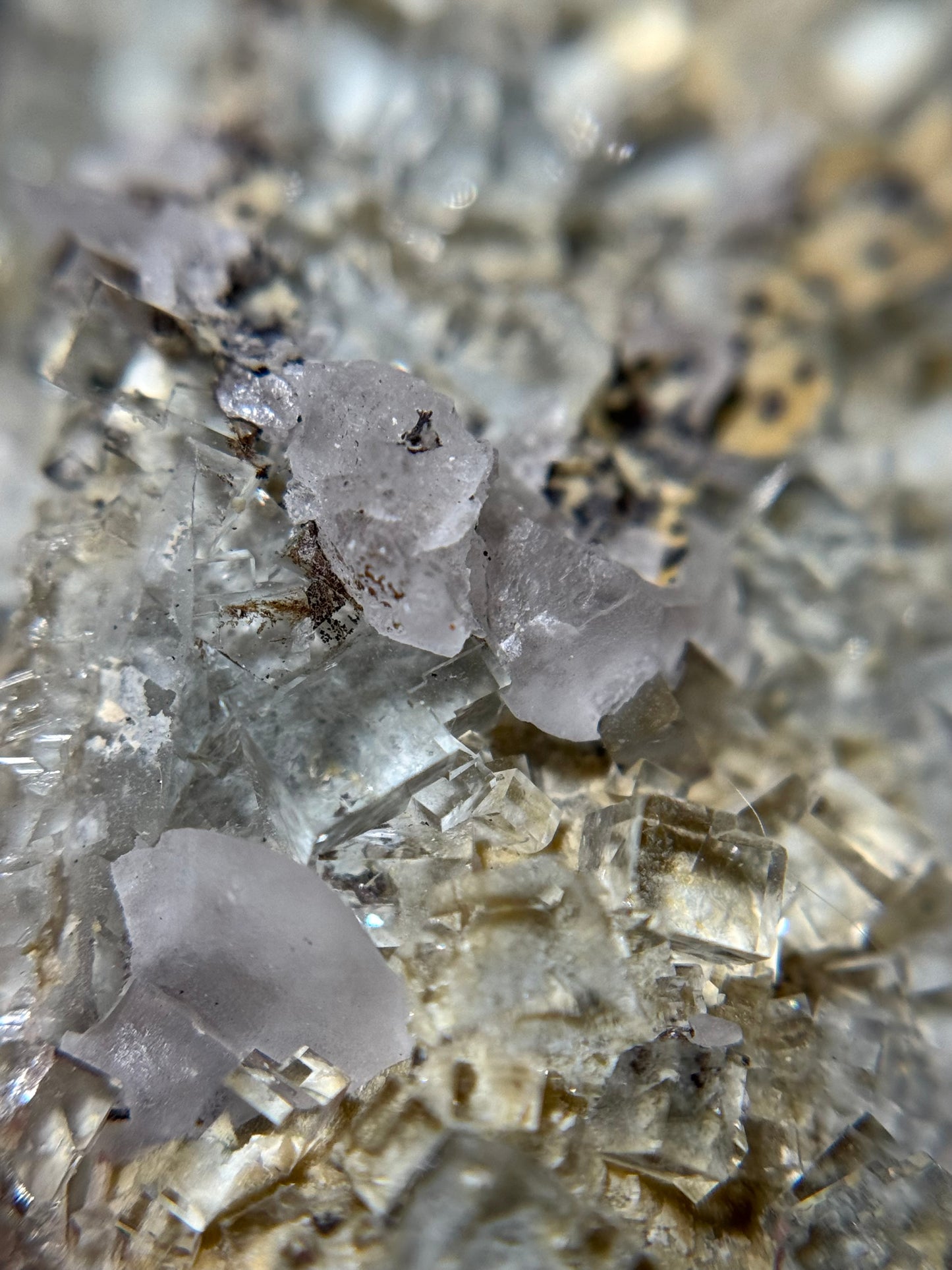 Fluorite & Calcite w/Dendrites