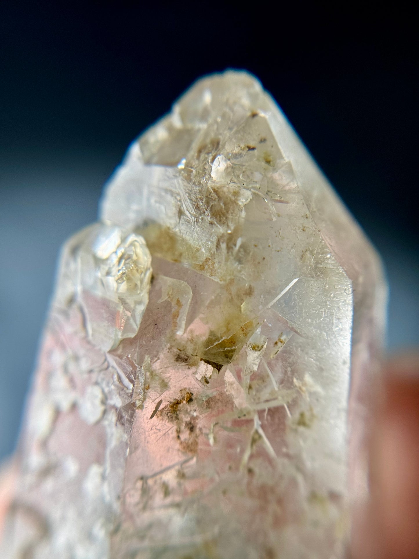Cookite & Tremolite in Quartz