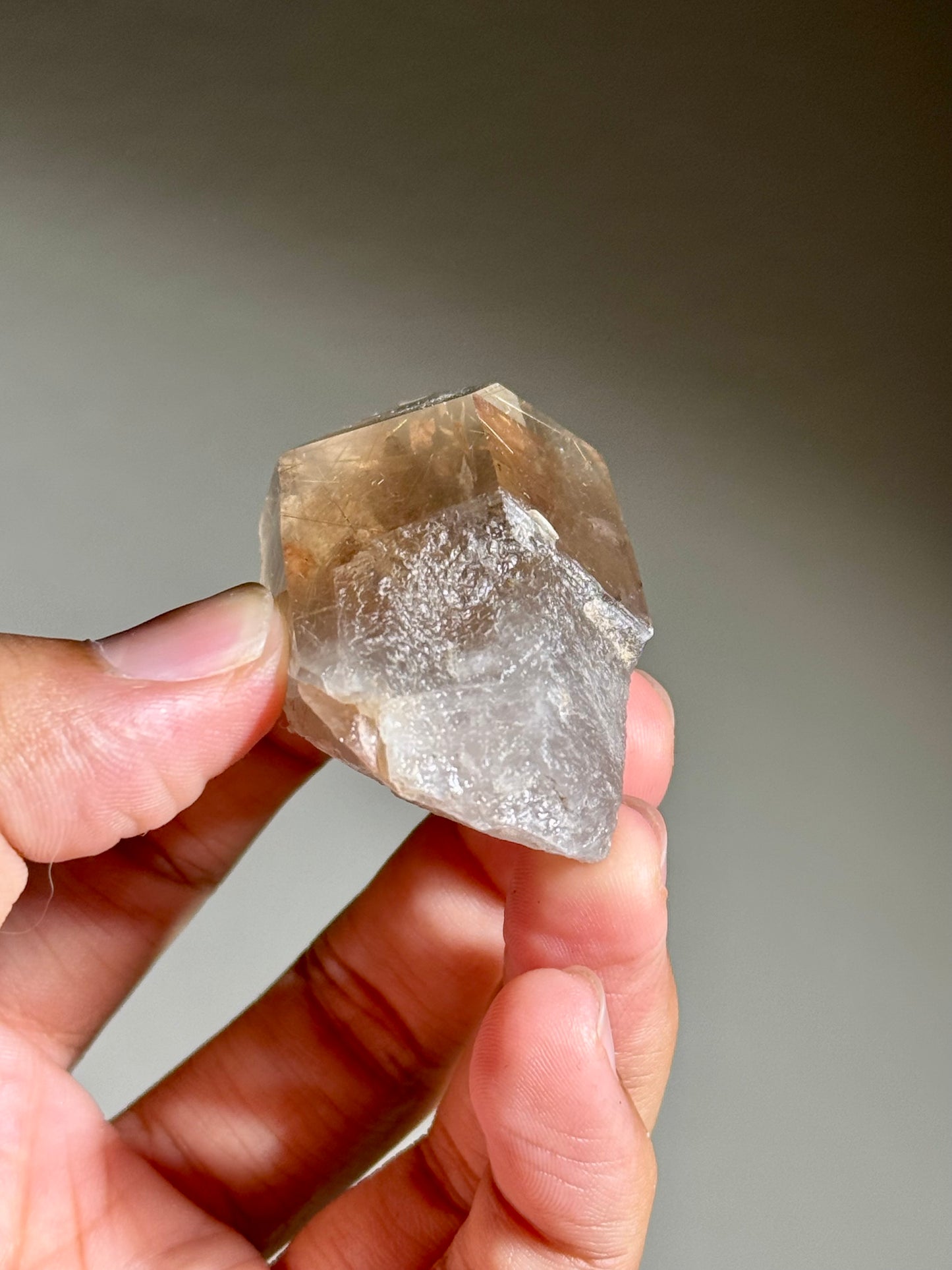 Smoky Quartz with Rutile