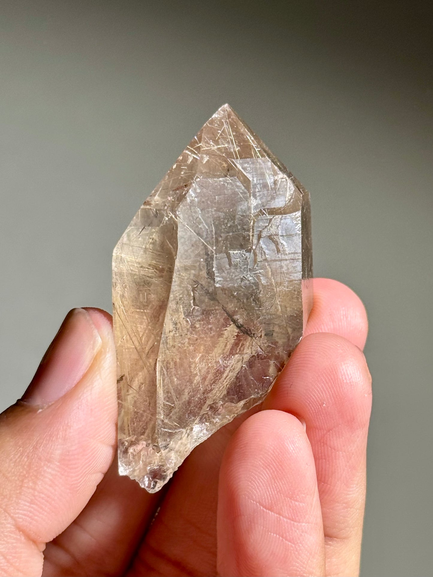 Smoky Quartz with Rutile
