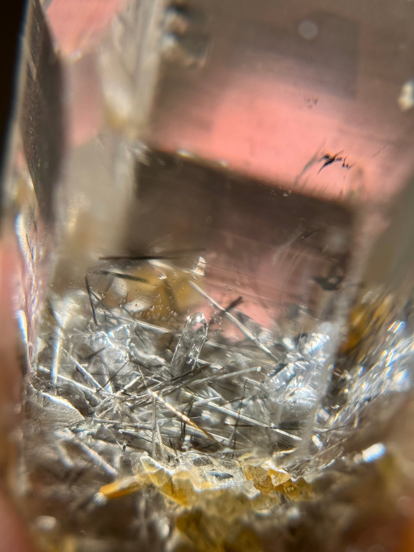 Rutile in Quartz