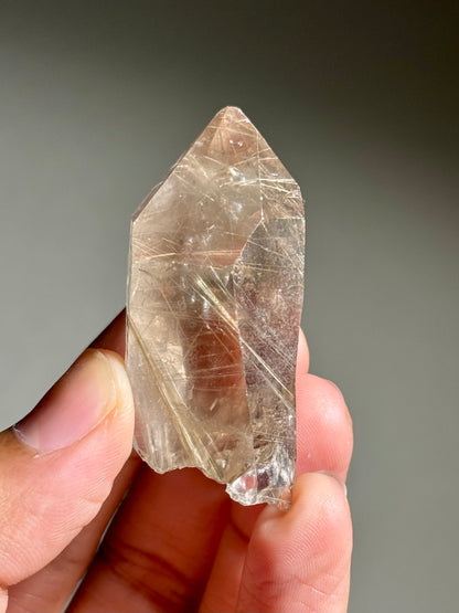 Smoky Quartz with Rutile