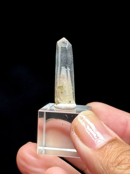 Cookite & Tremolite in Quartz