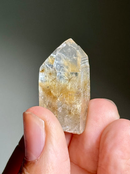 Dandelion Rutile in Quartz