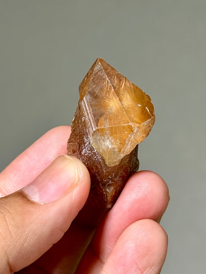 Semi-Polished Himalayan Quartz with Rutile