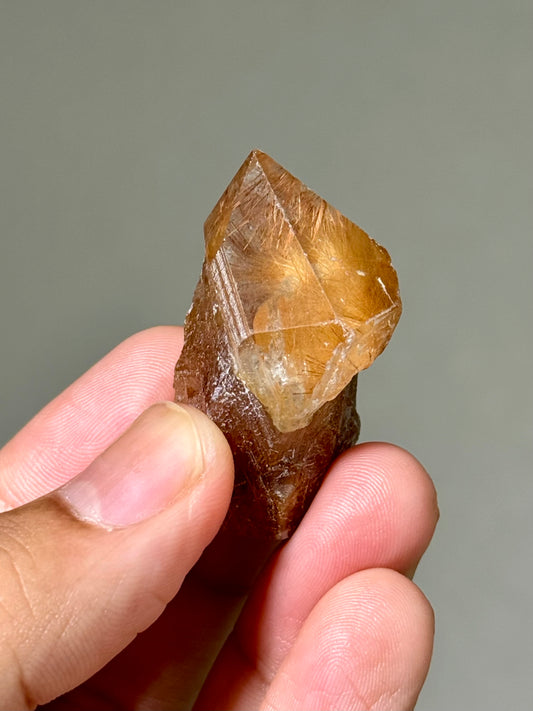Semi-Polished Himalayan Quartz with Rutile