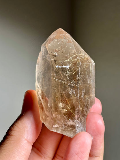 Smoky Quartz with Rutile