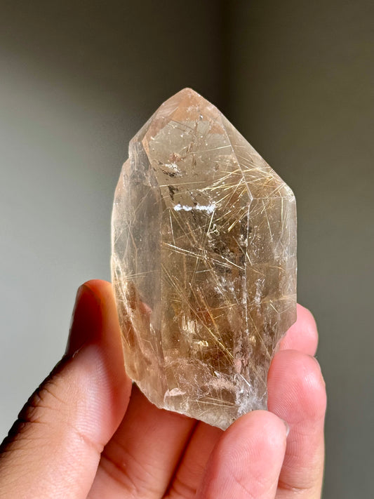 Smoky Quartz with Rutile
