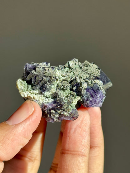 Fluorite & Pyrite