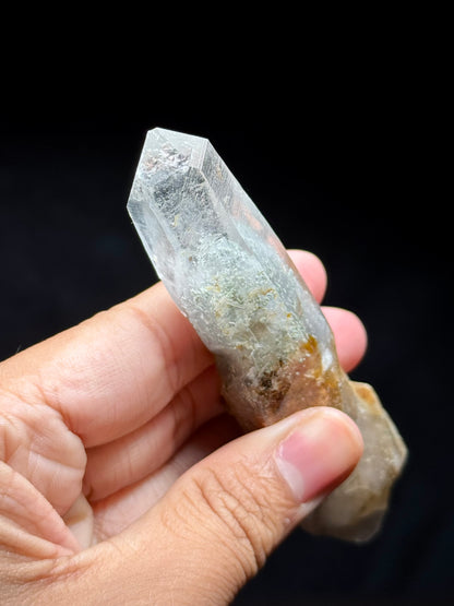 Cookite & Tremolite in Quartz