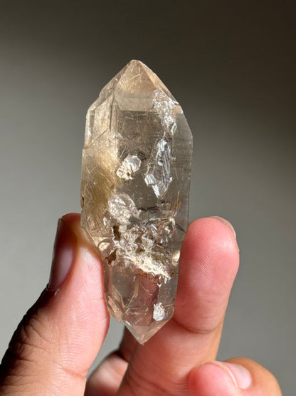 Smoky Quartz with Rutile (DT)