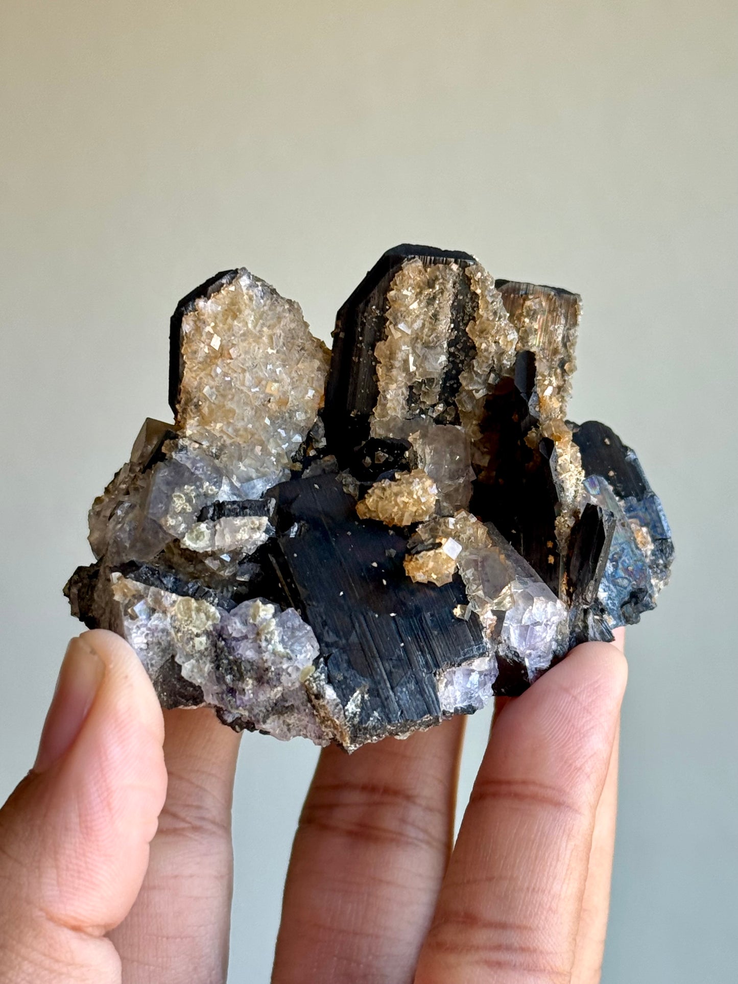 Ferberite & Fluorite