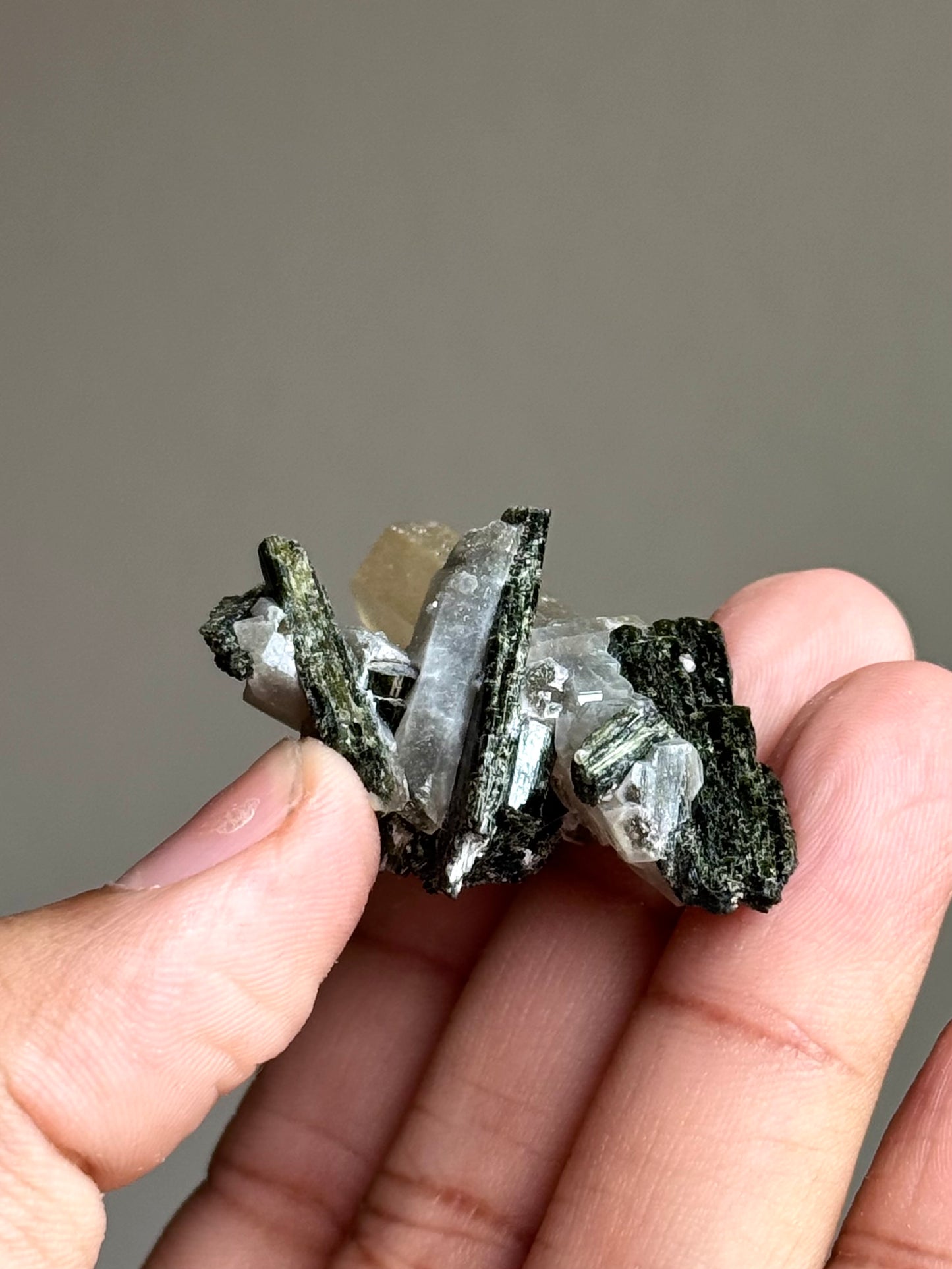 Hedenbergite & Quartz