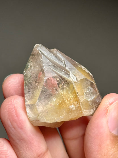 Rutile in Quartz